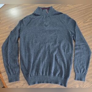 Grayson & Dunn 1/4 Zip Gray Mens Large
